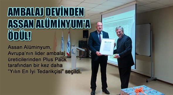 AMBALAJ DEVİNDEN ASSAN ALÜMİNYUM'A ÖDÜL
