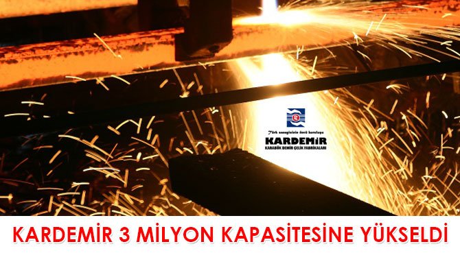 KARDEMİR'de 3'ncü Konvertör Devreye Alındı