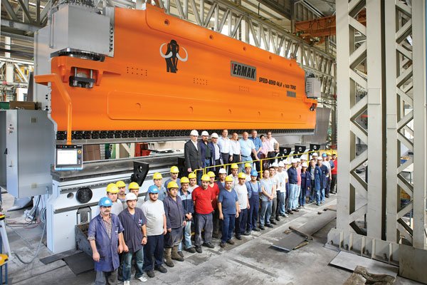 Ermaksan, Ürettiği 1.500 Tonluk Abkant Presi Amerika’ya Teslim Etti