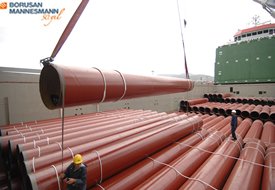 Borusan  Mannesmanın  Boru , Danimarka'da  94 km lik  Doğal Gaz  Hattı  İhalesini  Kazandı