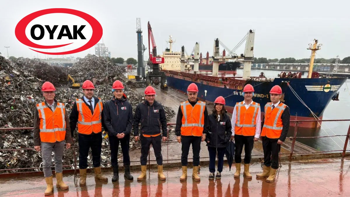 OYAK yönetimi, Amsterdam Scrap Terminal’de kapasite ve sürdürülebilirliği yerinde inceledi