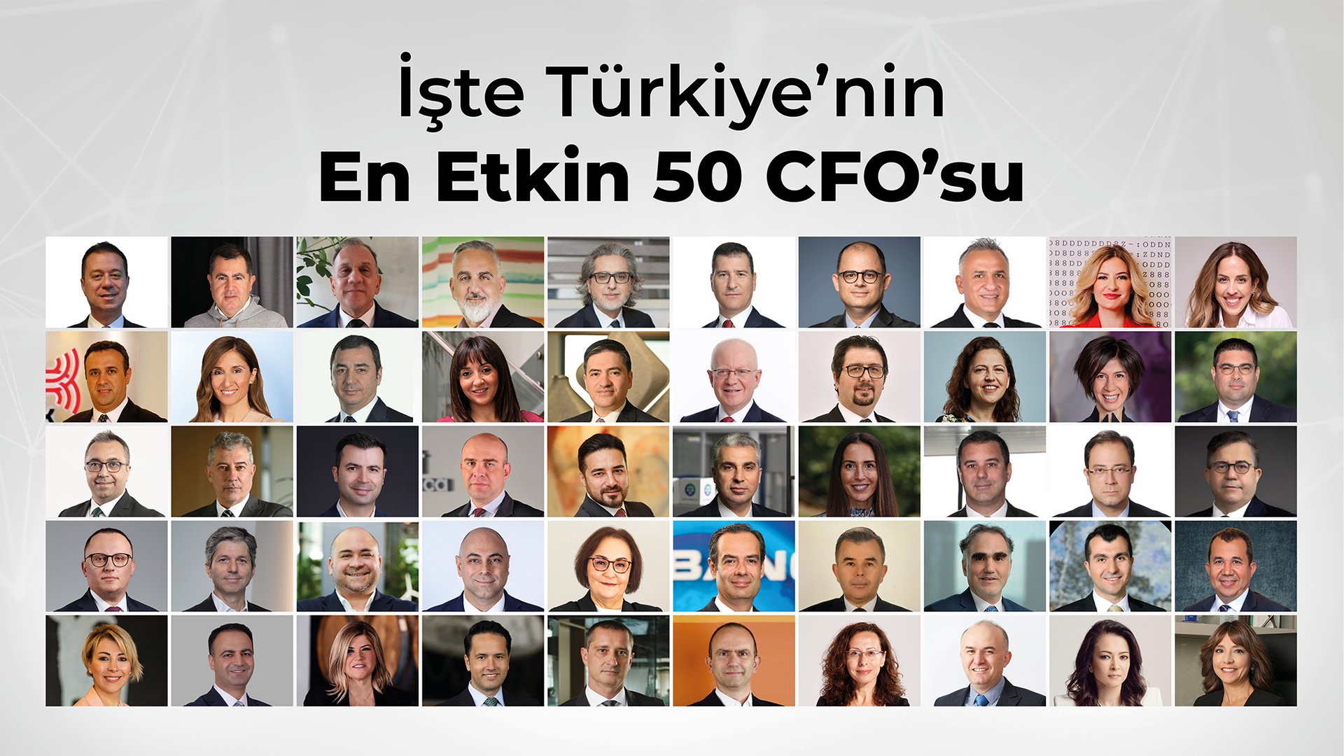 Türkiye’nin En Etkin 50 CFO’su belli oldu