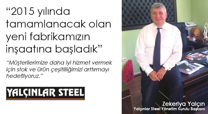 2015 yılında tamamlanacak olan yeni fabrikamızın inşaatına başladık