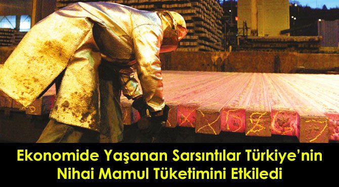 Ekonomide Yaşanan Sarsıntılar Türkiye'nin Nihai Mamul Tüketimini Etkiledi