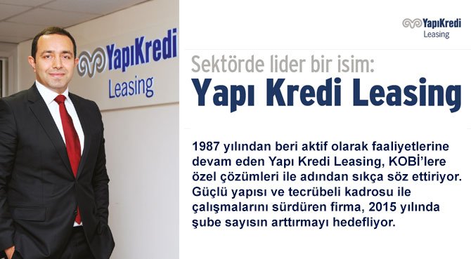 Sektörde lider bir isim: Yapı Kredi Leasing
