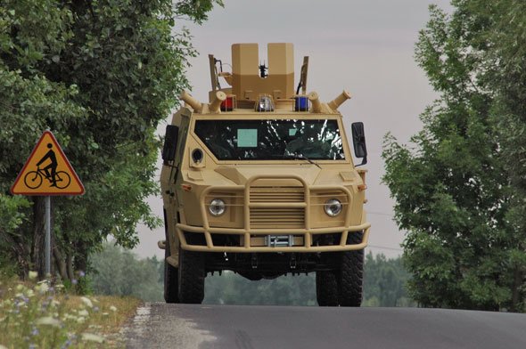 Ruukki’nin zırh çeliği Ramor™ ile güvenlik emin ellerde