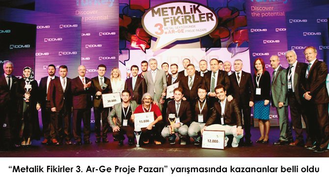 Metalik Fikirler 3. Ar-Ge Proje Pazarı yarışmasında kazananlar belli oldu