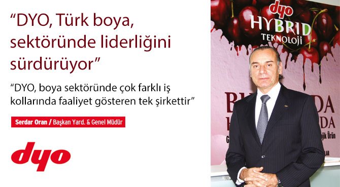 DYO, Türk boya sektöründe liderliğini sürdürüyor