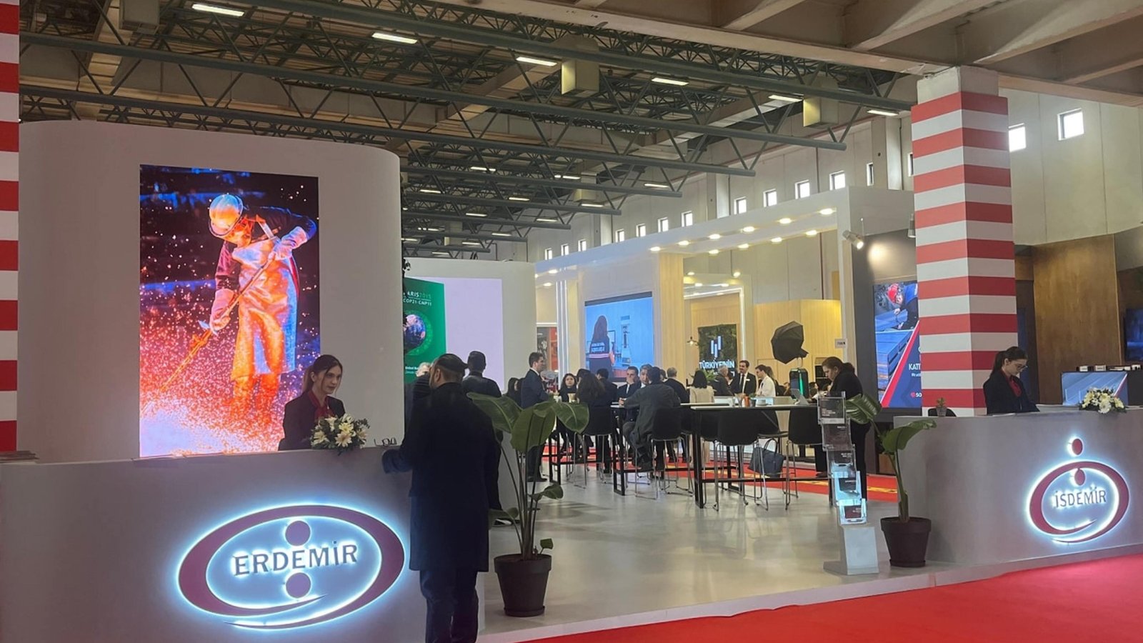 Erdemir ve İsdemir,  Tube Eurasia 2025 Fuarı’na katıldı