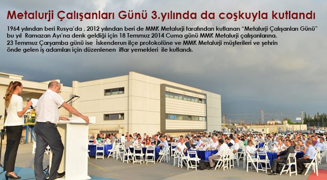 Metalurji Çalışanları Günü 3.yılında da coşkuyla kutlandı