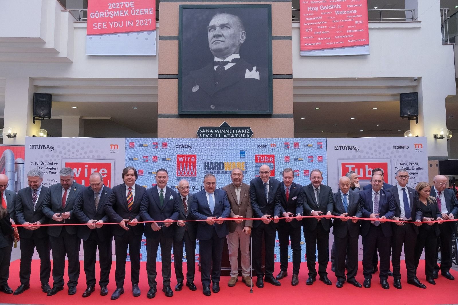 Tube Eurasia 2025 tüm hızıyla devam ediyor: Demir Çelik Store ikinci gününde fuar alanında ziyaretçilerini ağırlıyor