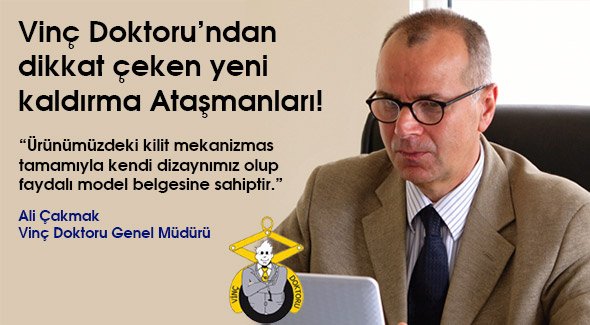 Vinç Doktoru'ndan dikkat çeken yeni kaldırma Ataşmanları