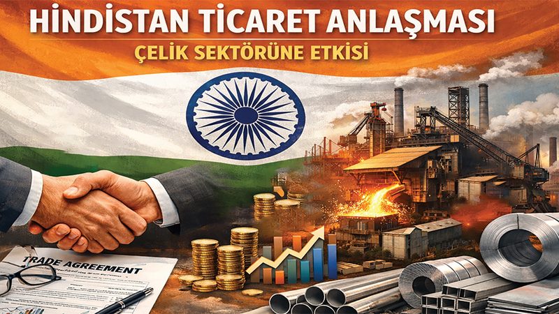Hindistan-AB Serbest Ticaret Anlaşması çelik sektörü üzerindeki etkisi sınırlı kaldı