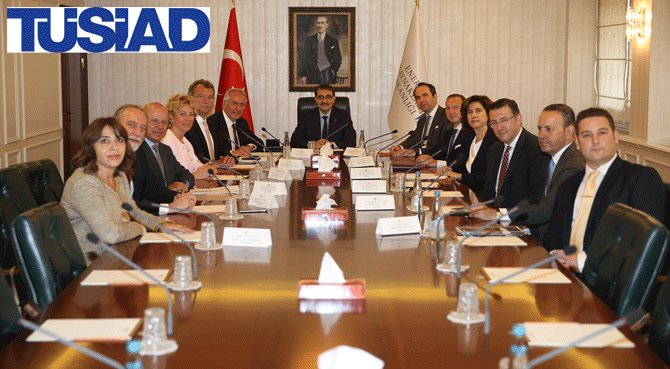 TÜSİAD YÖNETİM KURULU ANKARA'DA TEMASLARDA BULUNDU