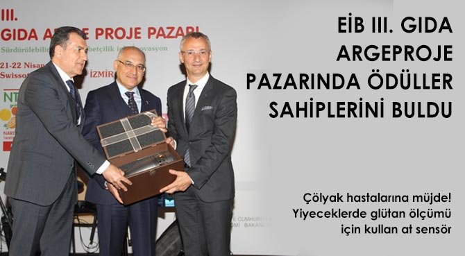 EİB III. GIDA ARGE PROJE PAZARINDA ÖDÜLLER SAHİPLERİNİ BULDU