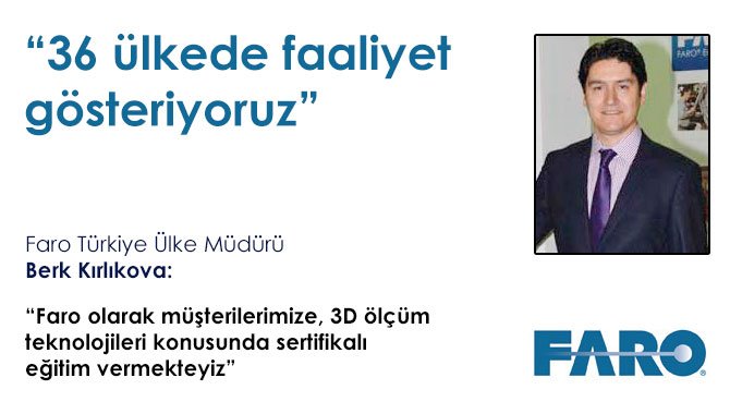 Faro Türkiye: 36 ülkede faaliyet gösteriyoruz