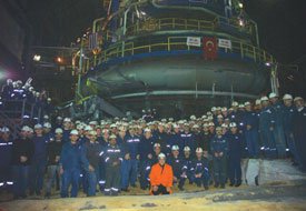 İsdemir de modernizasyon çalışmaları süryor.