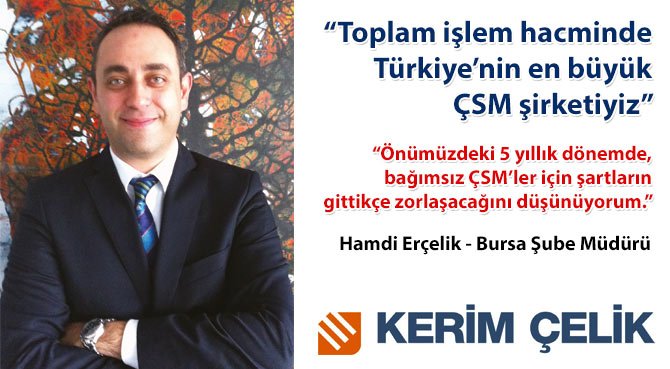 Toplam işlem hacminde Türkiye'nin en büyük ÇSM şirketiyiz