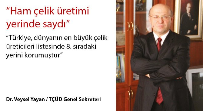 Ham çelik üretimi yerinde saydı