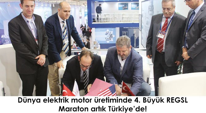 Dünya elektrik motor üretiminde 4. Büyük REGSL Maraton artık Türkiye'de