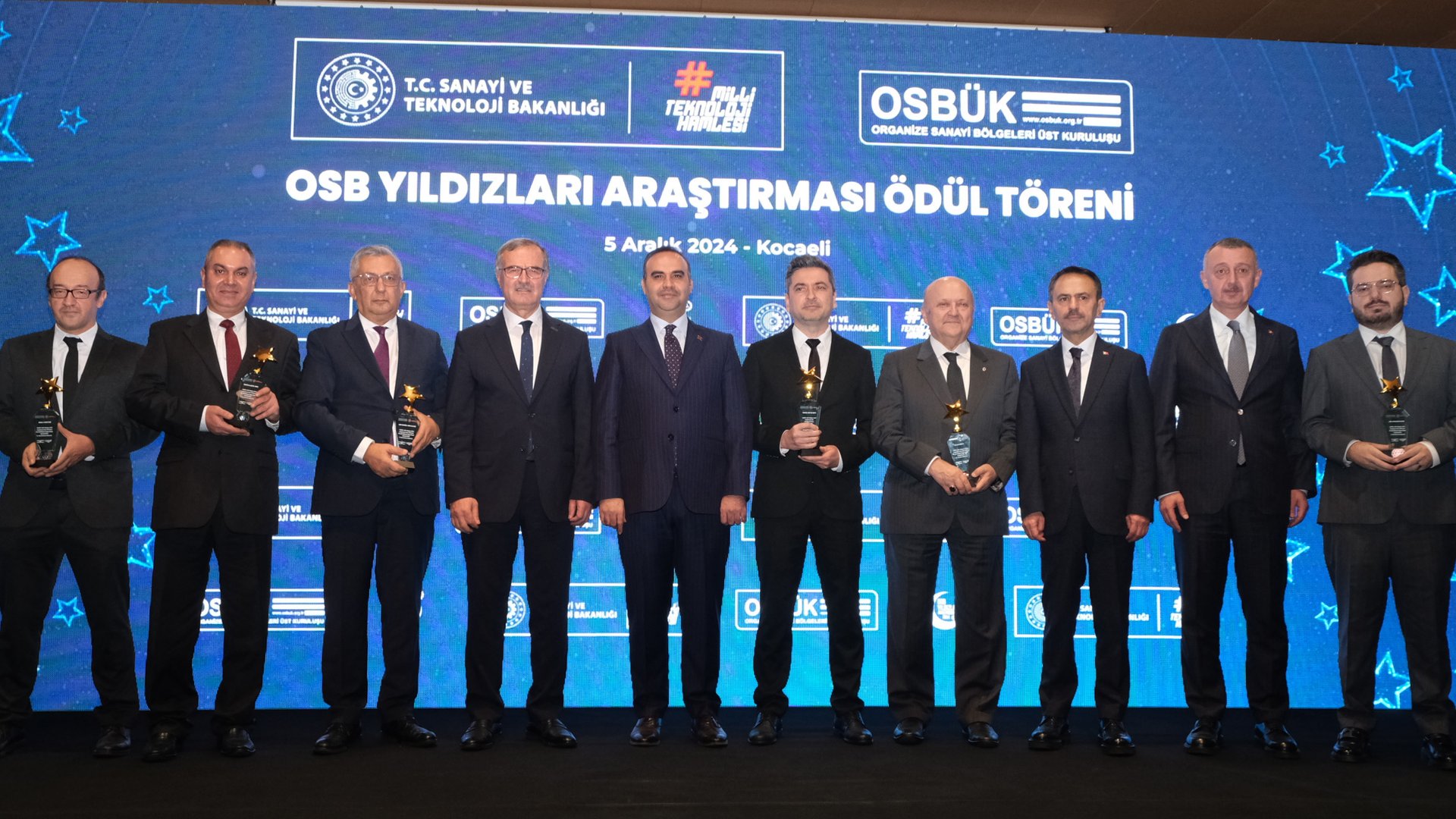 OSB YILDIZLARI ÖDÜLLERİ SAHİPLERİNİ BULDU