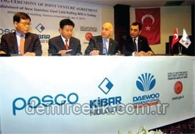 POSCO ve Kibar Holding ortaklığında kurulan paslanmaz çelik tesisinin temeli 28 Eylül’de atılıyor