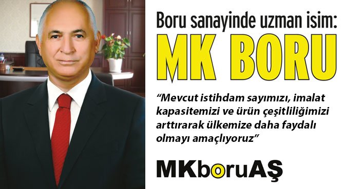 Boru sanayinde uzman isim: MK BORU