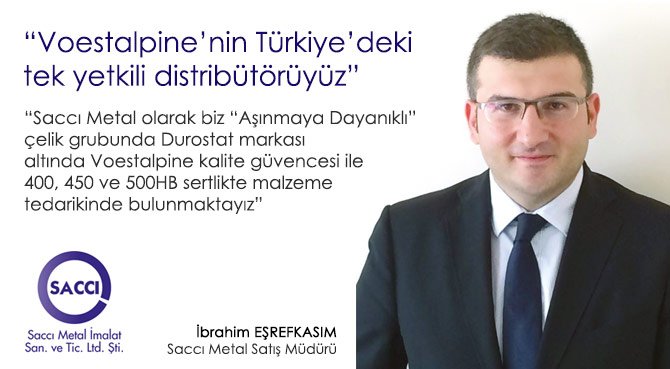 Voestalpine'nin Türkiye'deki tek yetkili distribütörüyüz