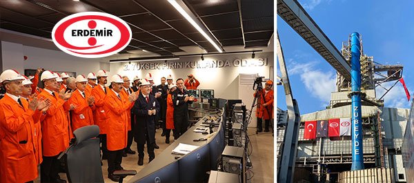 Erdemir’in Türk mühendislerinin katkılarıyla inşa ettiği ‘Zübeyde’de ilk üretim gerçekleşti