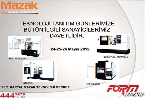 MAZAK Teknoloji Tanıtım Günleri