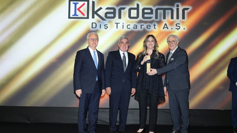 Kardemir Çelik ihracatta gücünü  altın kategori ödülüyle tescilledi