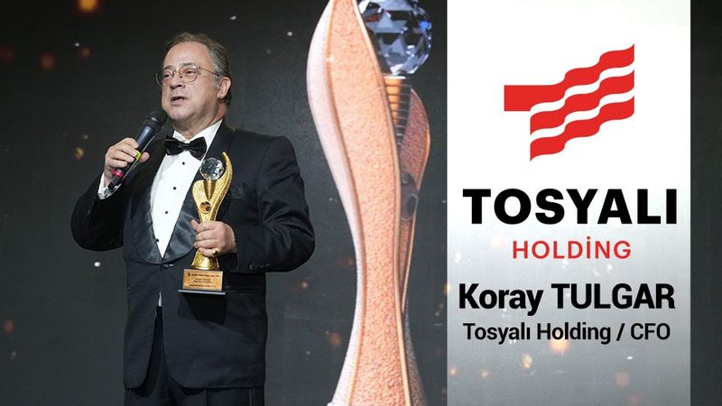 Tosyalı Holding CFO'su Koray Tulgar, 5. Altın Lider ödülüne layık görüldü