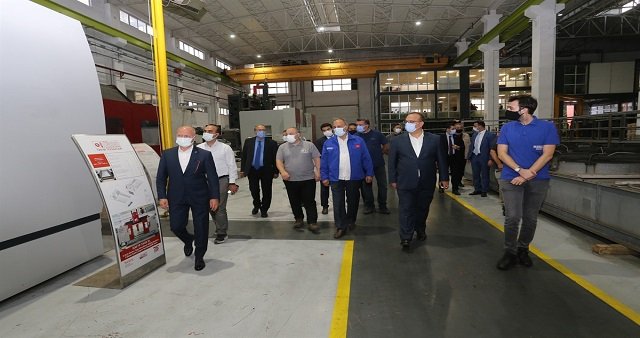 İğrek Makina, Sanayi ve Ticaret Bakanı Varank'ı ağırladı