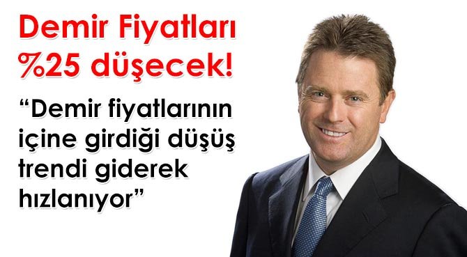 Demir fiyatlarının içine girdiği düşüş trendi giderek hızlanıyor