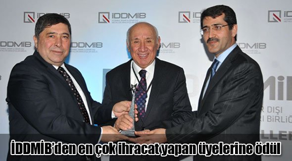 İDDMİB’den en çok ihracat yapan üyelerine ödül