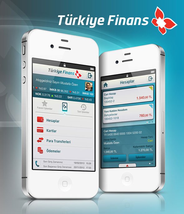 Türkiye Finans'tan barkod ile fatura ödeyen Mobil Şube