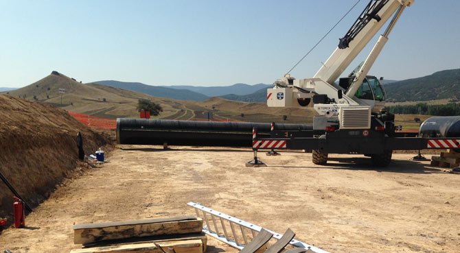 TANAP İNŞAAT ÇALIŞMALARININ BİR AŞAMASI DAHA GERİDE BIRAKILDI