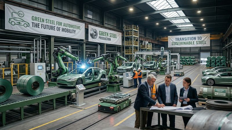 Avrupa’da Yeşil Çelik Piyasası Durgun,  Otomotiv Uzun Vadeli Anlaşmalara Yöneldi