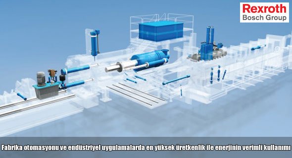 Rexroth ürün ve sistemleriyle daha fazla üretkenlik, daha yüksek enerji verimliliği