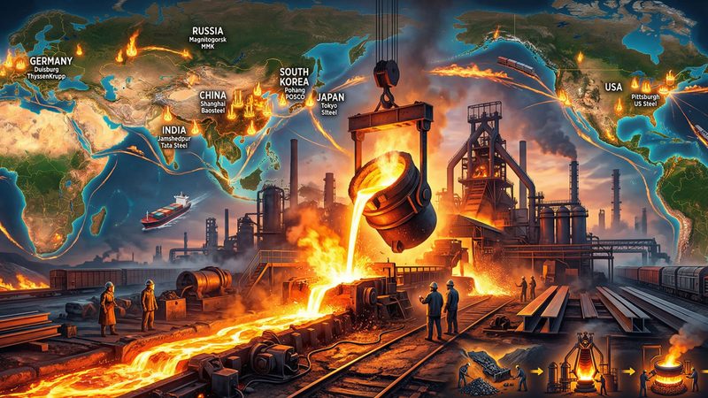 Küresel Ham Çelik Üretimi Şubat 2026’da Geriledi