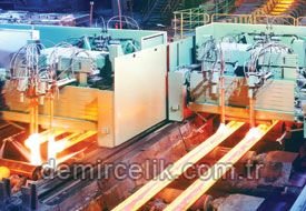 Türkiye'nin slab üretimi ilk çeyrekte 54.8 arttı