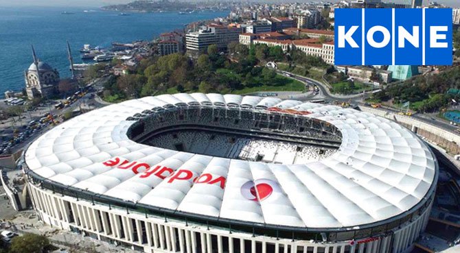 Kone, Vodafone Arena'da Taraftarları Konfora Taşıyor...