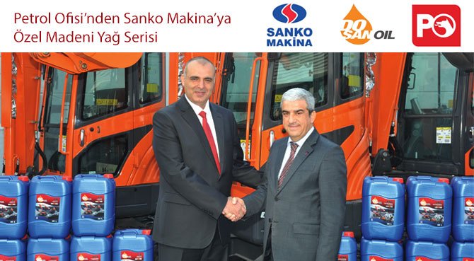 Petrol Ofisi'nden Sanko Makina'ya Özel Madeni Yağ Serisi