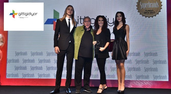 GittiGidiyor üçüncü kez Türkiye'nin süper markası seçildi