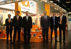 15 yıldan beri sürekli Eisenwarenmesse Hırdavat-Nalburiye Fuarına katılan KANCA El Aletleri bu yılda müşterilerinin gözdesi konumundaydı