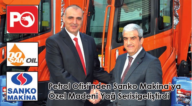 Petrol Ofisi'nden Sanko Makina'ya Özel Madeni Yağ Serisigeliştirdi