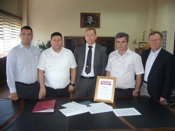 SSAB Swedish Steel'in Hardox Aşınma Parçaları Yeni Üyesi : EGE AŞINMAZ 