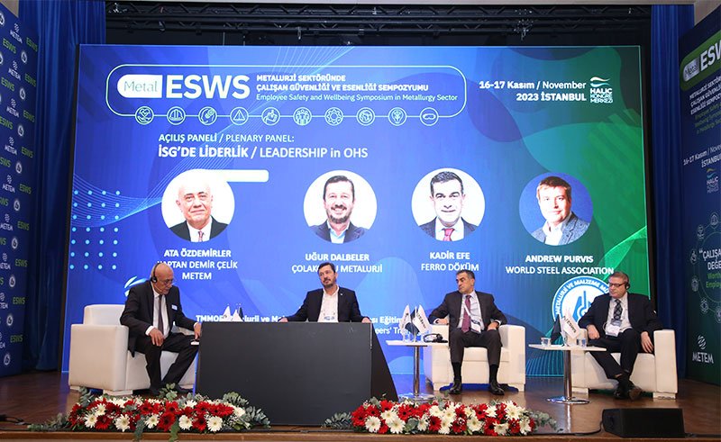 Metalurji sektöründe çalışan güvenliği ve esenliği sempozyumu yapıldı 