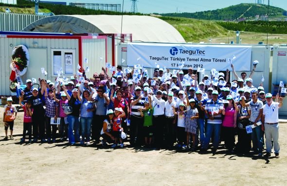 Taegutec Kesici Takımlar A:Ş TAYSAD Organize Sanayi Bölgesi'nde Temel Atma Töreni Gerçekleştirildi