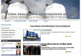 Paslanmaz Sektörünün Portalı Hizmete Girdi